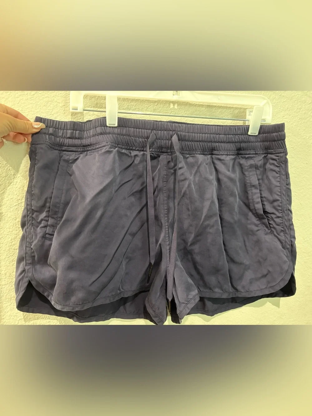 lululemon athletica Navy Drawstring Running Shorts